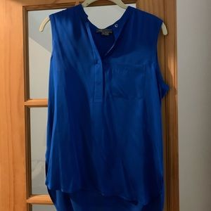 Bright blue Vince blouse
